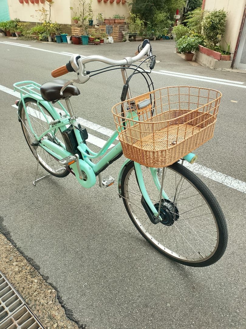 大阪 12Ah 美車 ブリヂストン 電動アシスト自転車 デュアル カジュナe