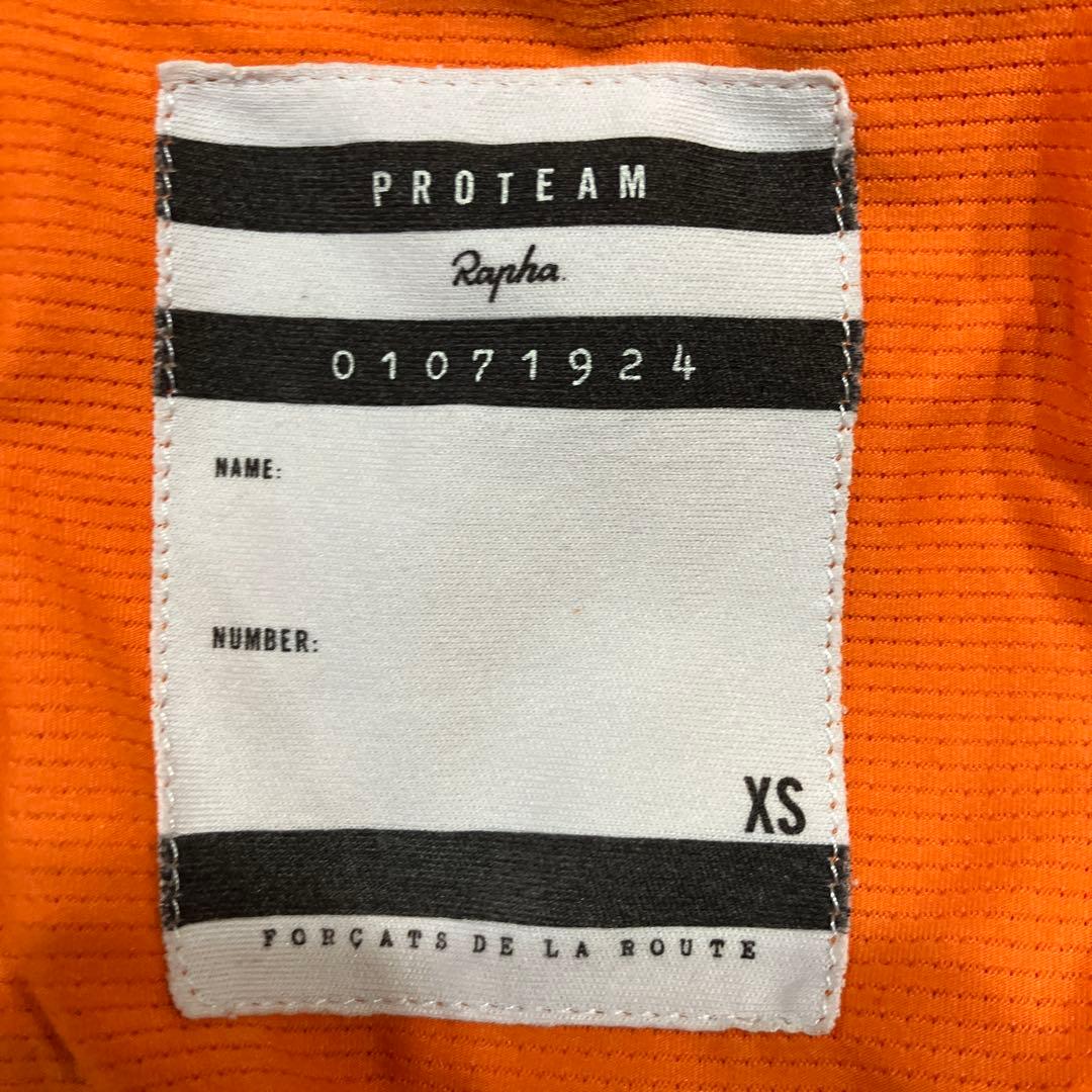 RAPHA PROTEAM オレンジ 半袖 サイクルジャージ