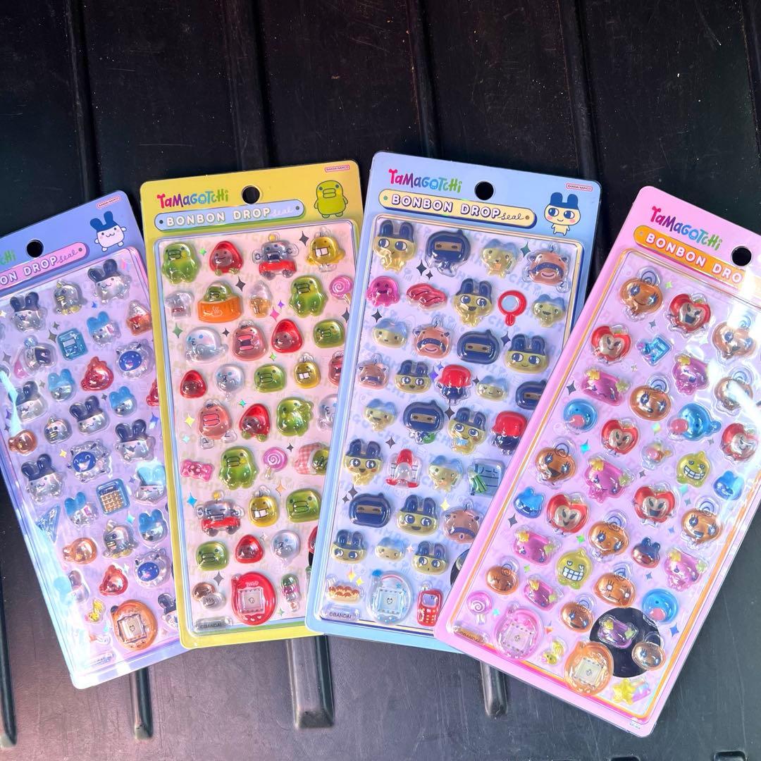 正規品　たまごっち　ボンボンドロップシール　4種セット