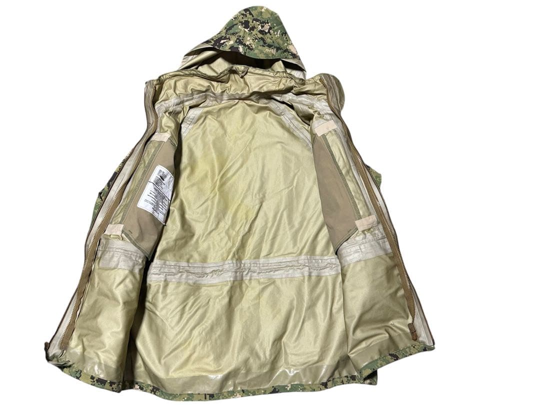 USN 米海軍 NWU パーカデジタルカモ 米軍放出品　ゴアテックス　　SS