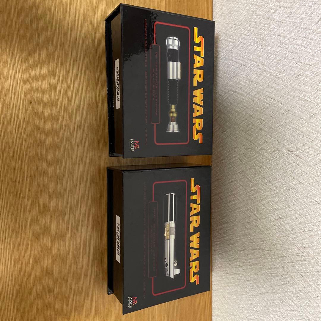 【希少】マスターレプリカ スターウォーズ 1/45 ライトセーバー 2種セット