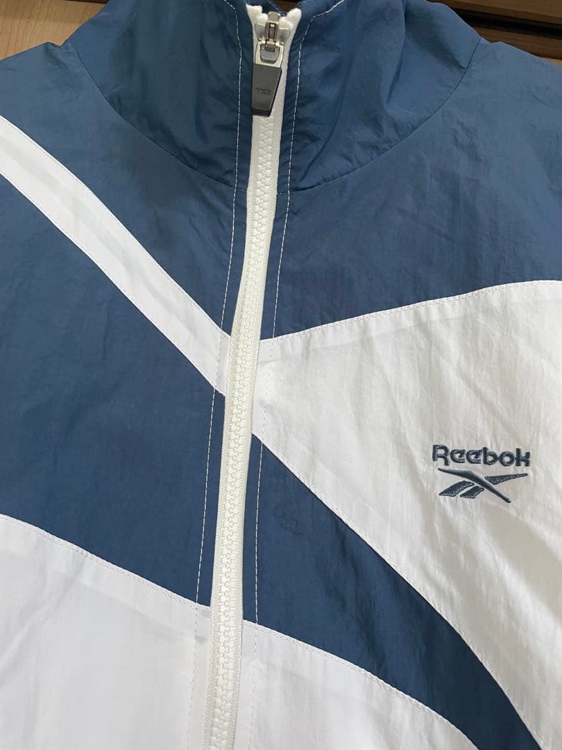 Reebok×BAYFLOWウィンドブレーカー Mサイズ ホワイト・ネイビー