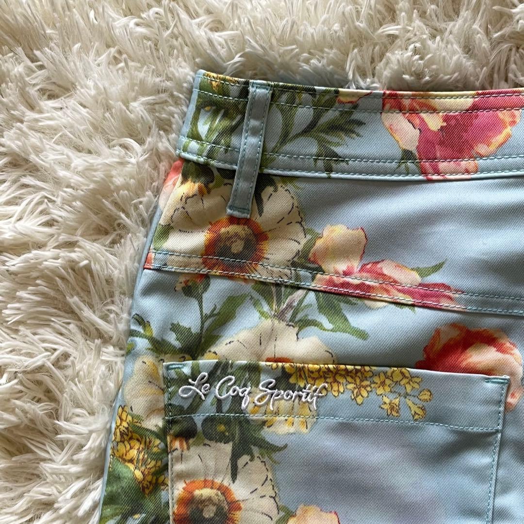 美品 le coq sportif ゴルフ 花柄スカート 9