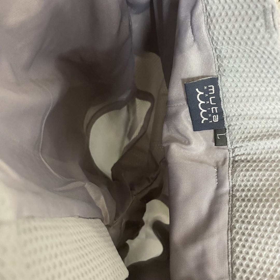 新品　muta marine ムータ　メッシュ　パンツ　グレー　L ゴルフ