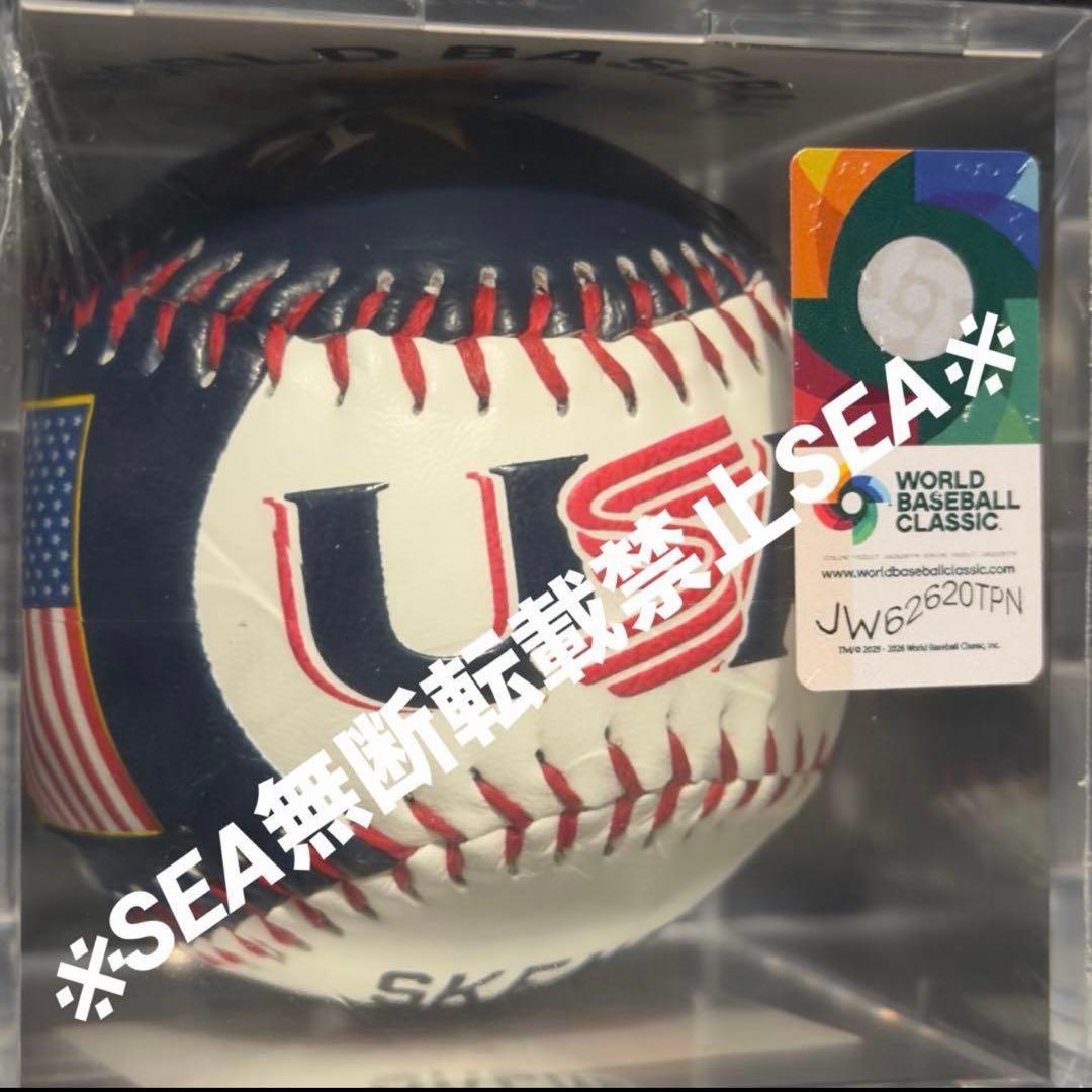 超激レア　2026 WBC アメリカ代表 スキーンズ　 ローリングス 記念ボール