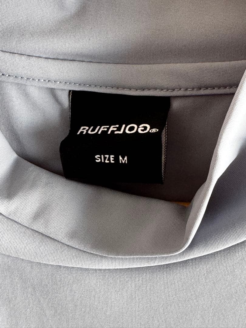 RUFFLO BLUE GRAY ゴルフシャツ M 新品未使用