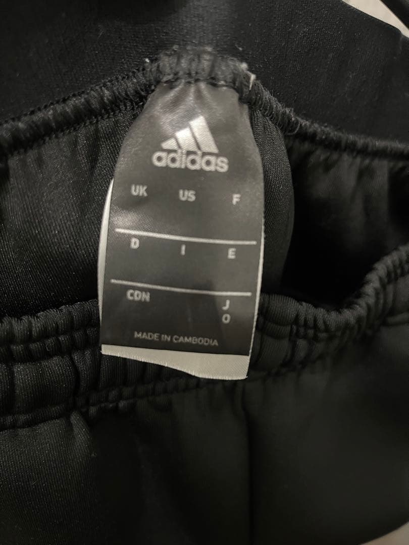 adidas フルジップジャケット セットアップ上下　XL ブラック