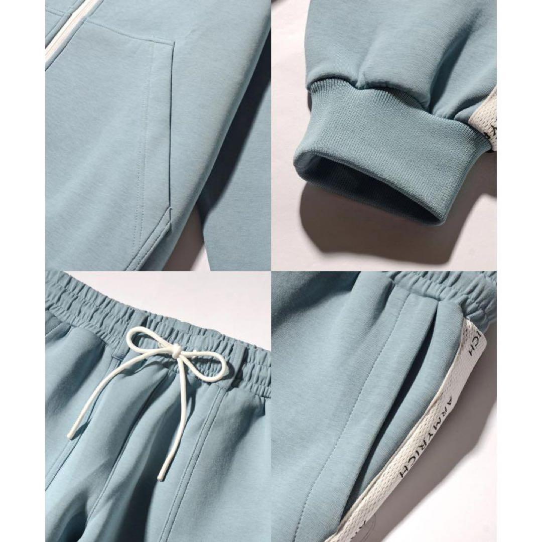 armyrich セットアップジャージ　水色　M