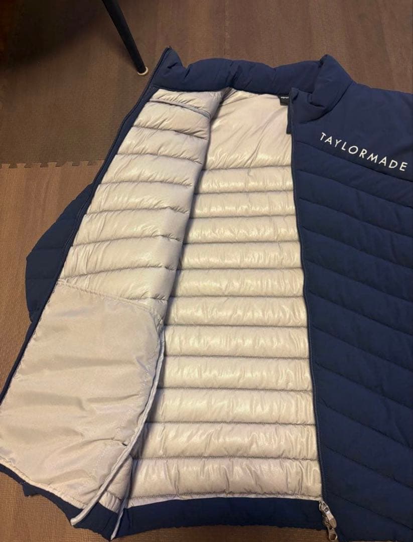 TaylorMade ネイビー キルティングジャケット XO
