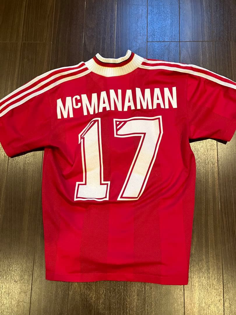 95/96リバプール　ホームユニフォーム　マクマナマン　Sサイズ