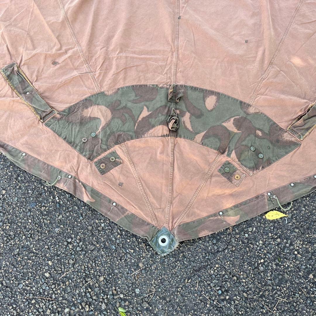 希少、入手困難！ハンガリー軍幕　ポンチョテント　2枚セット