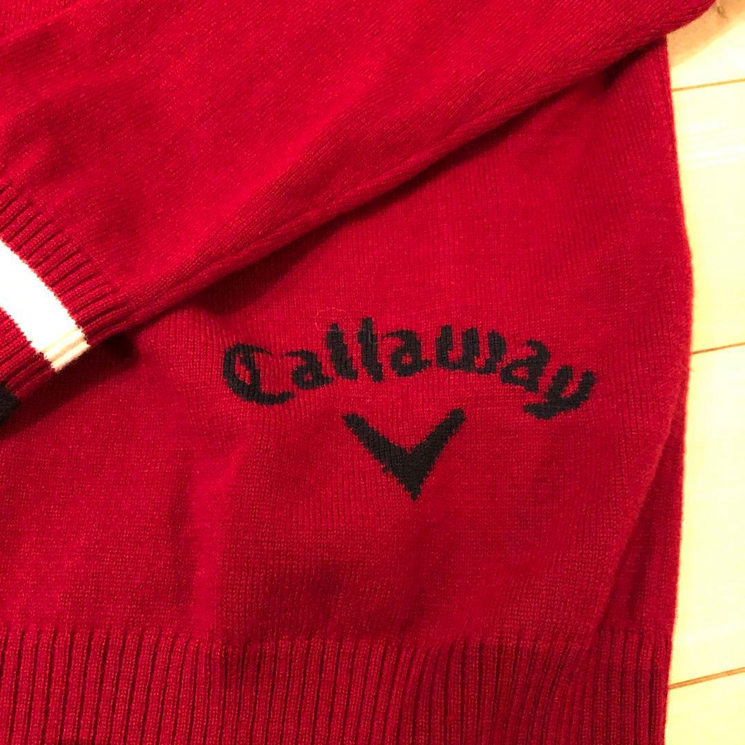 お値下げ！美品　Callaway メンズセーター　ニット　LL