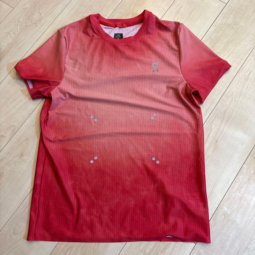 あ*ん様 On Pace Mesh-T Tシャツ XS レッド　メンズ