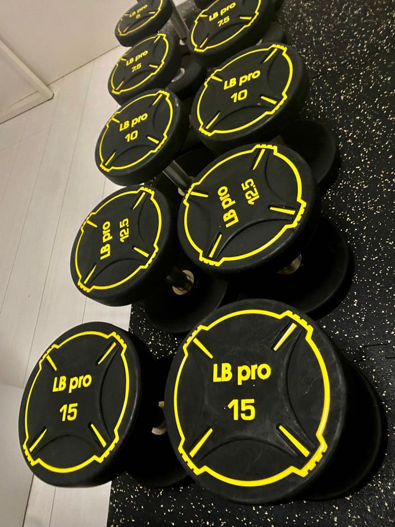 業務用 LP gym TPUダンベル 140kg ①