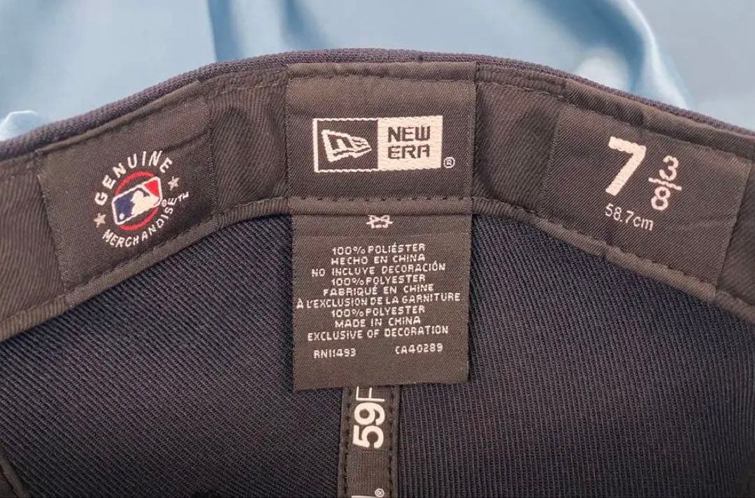 new era 59fifty ドジャース LA 逆ロゴ 7 3/8 ネイビー