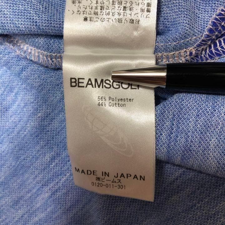 ビームスゴルフ オレンジレーベル ポロシャツ 日本製 グラデーション Mサイズ