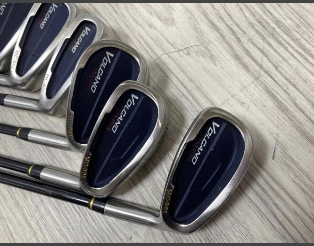volcano flex r　ゴルフ　アイアンセット　9本　美品