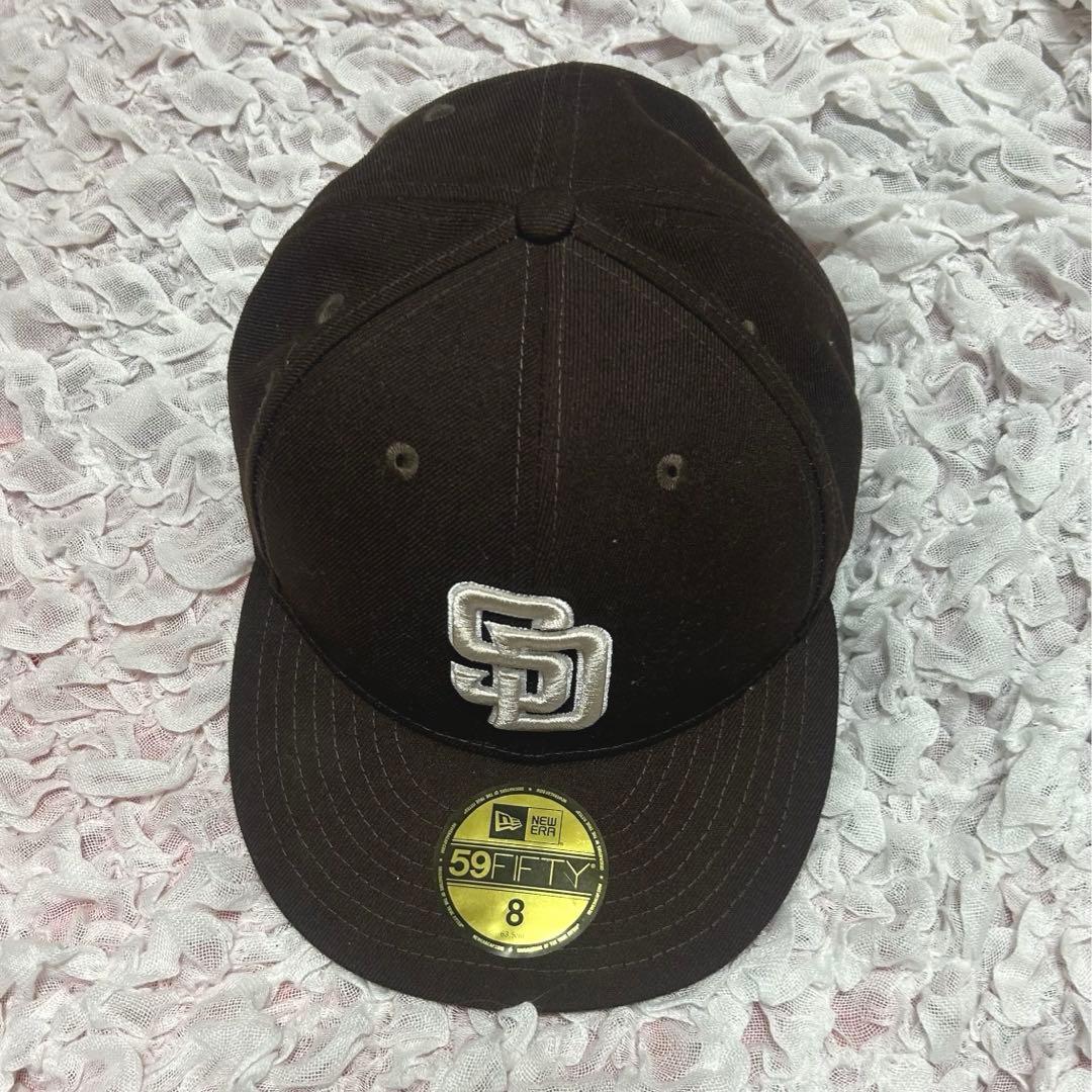 美品 New Era 59FIFTY サンディエゴ・パドレス キャップ
