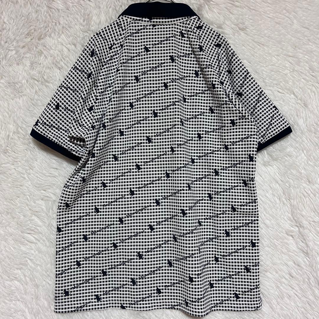 Munsingwear 半袖ポロシャツ LLロゴ刺繍ロゴマーク