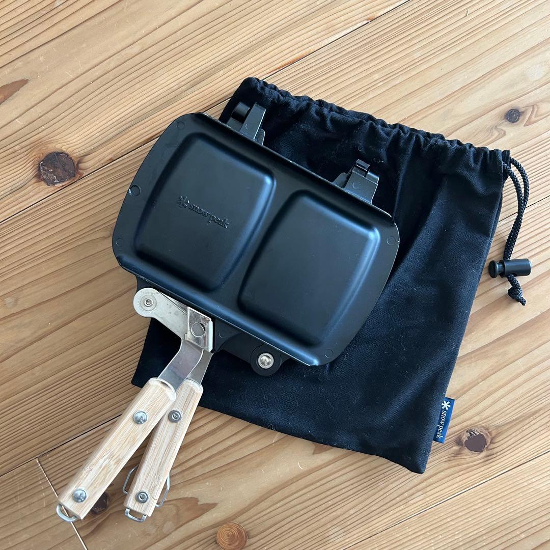 美品　 peak トラメジーノ　ホットサンドクッカー 収納袋付き