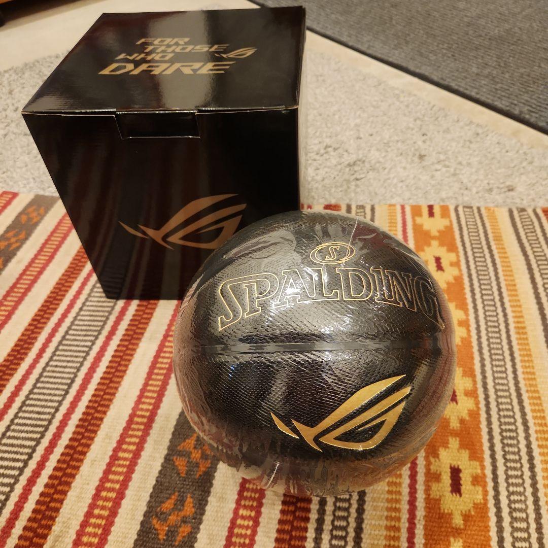 ROG×SPALDING バスケットボール ブラック