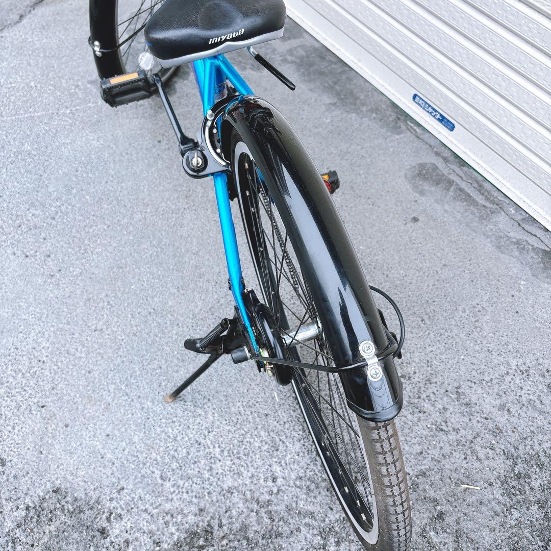 【引取限定】ミヤタ スパイキー 22型外装6段 オートライト子供用自転車