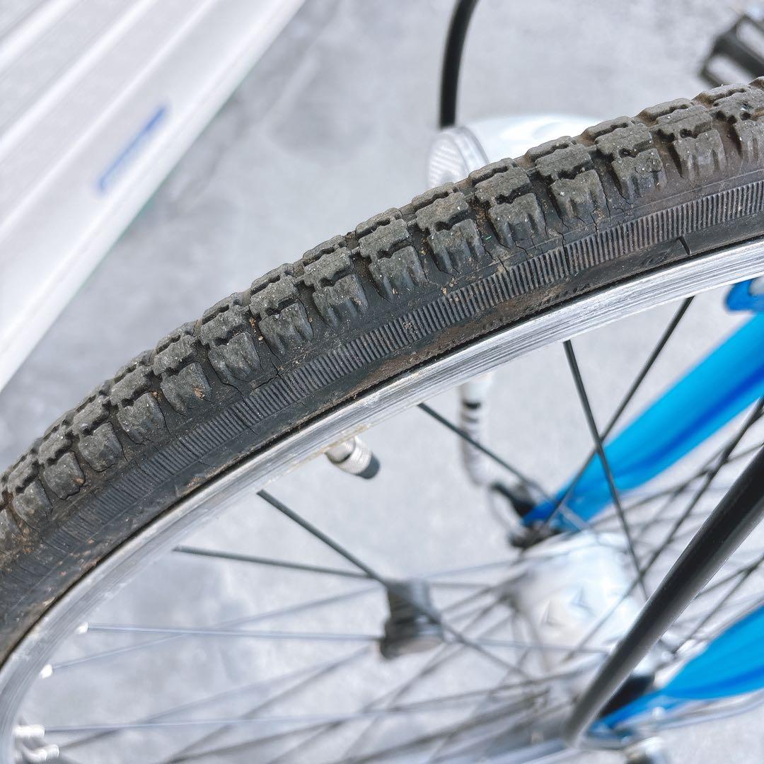 【引取限定】ミヤタ スパイキー 22型外装6段 オートライト子供用自転車