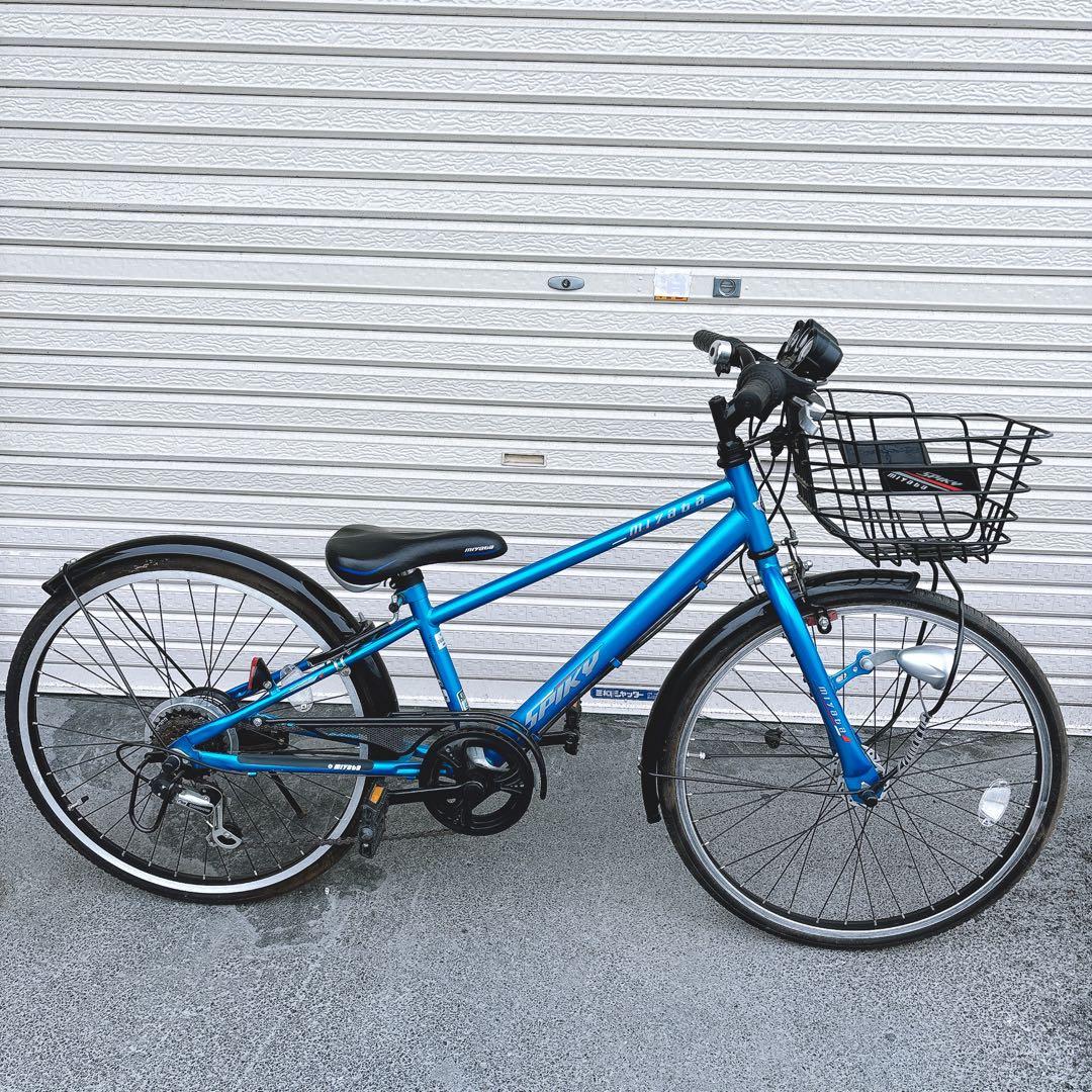 【引取限定】ミヤタ スパイキー 22型外装6段 オートライト子供用自転車