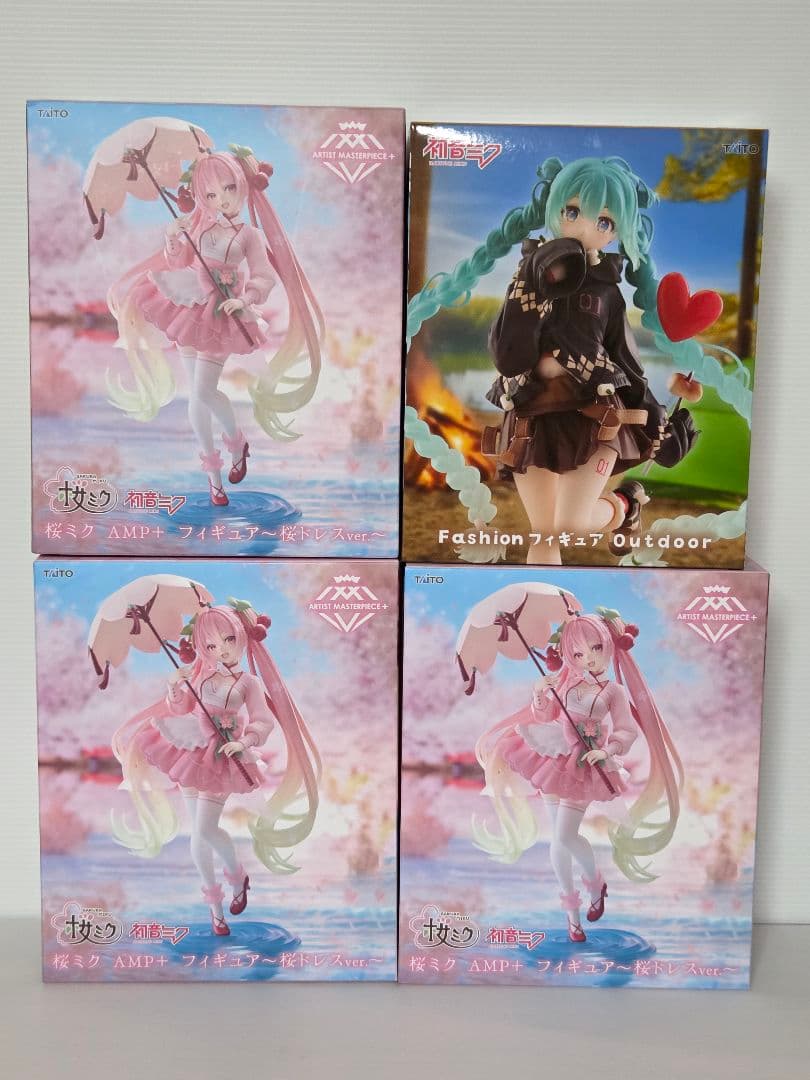 初音ミク AMF フィギュア 、桜ミク4体セット