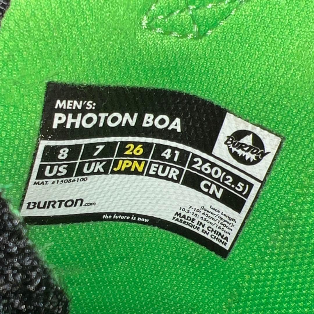 使用感あり 26cm BURTON PHOTON DUAL BOA ブーツ