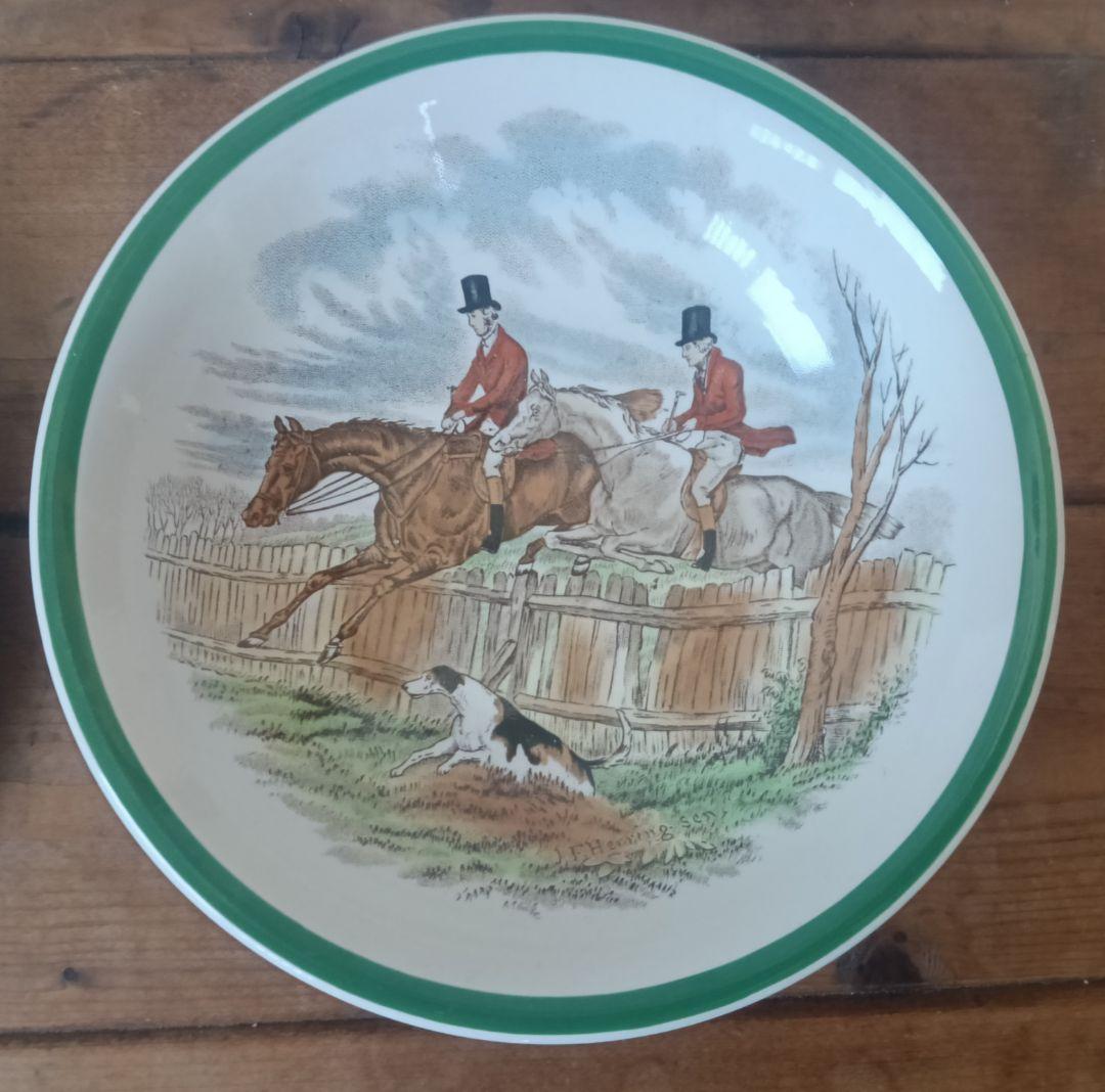 SPODE スポードTHE HUNTハンティング乗馬お皿セット英国製