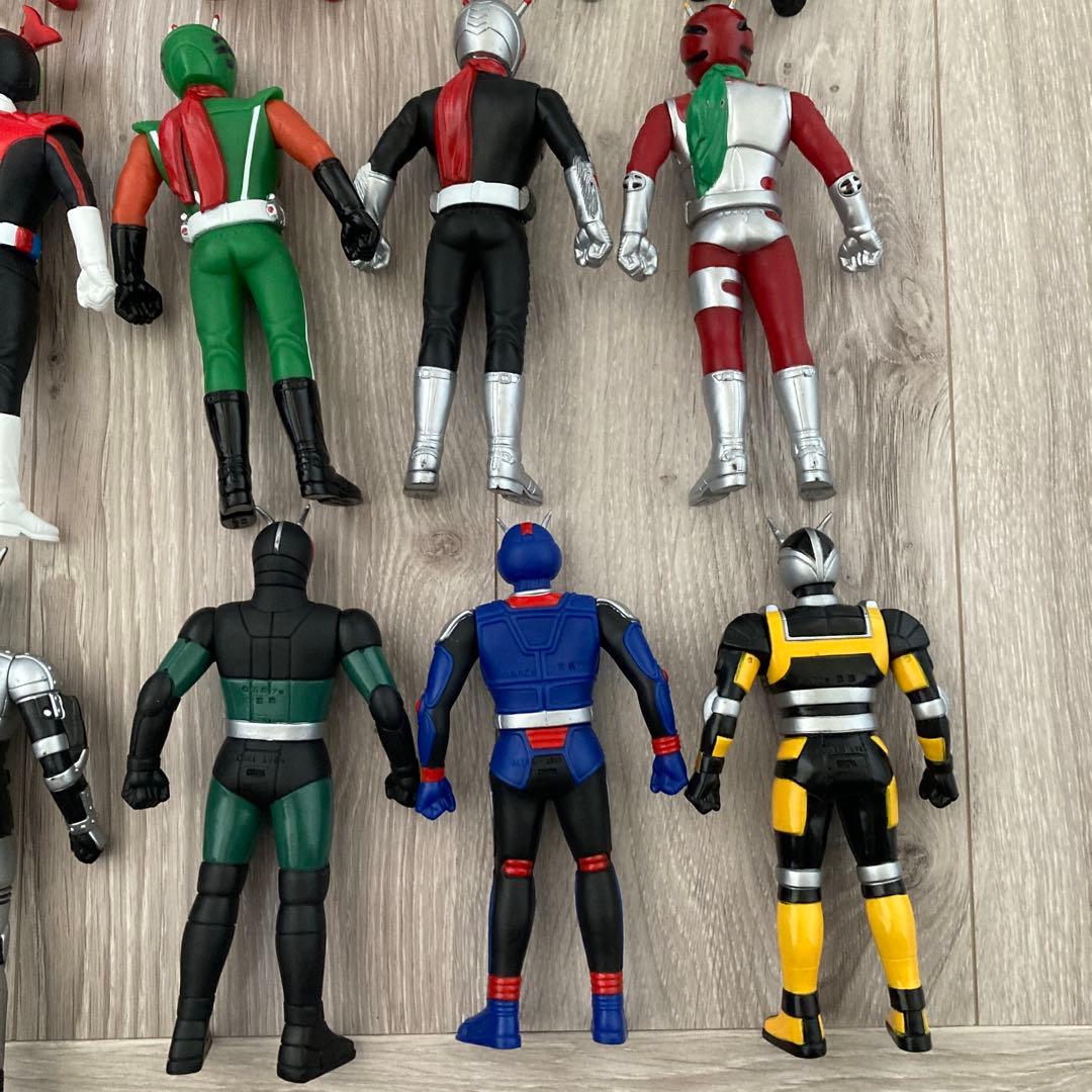 昭和仮面ライダー ソフビフィギュア 15体セット