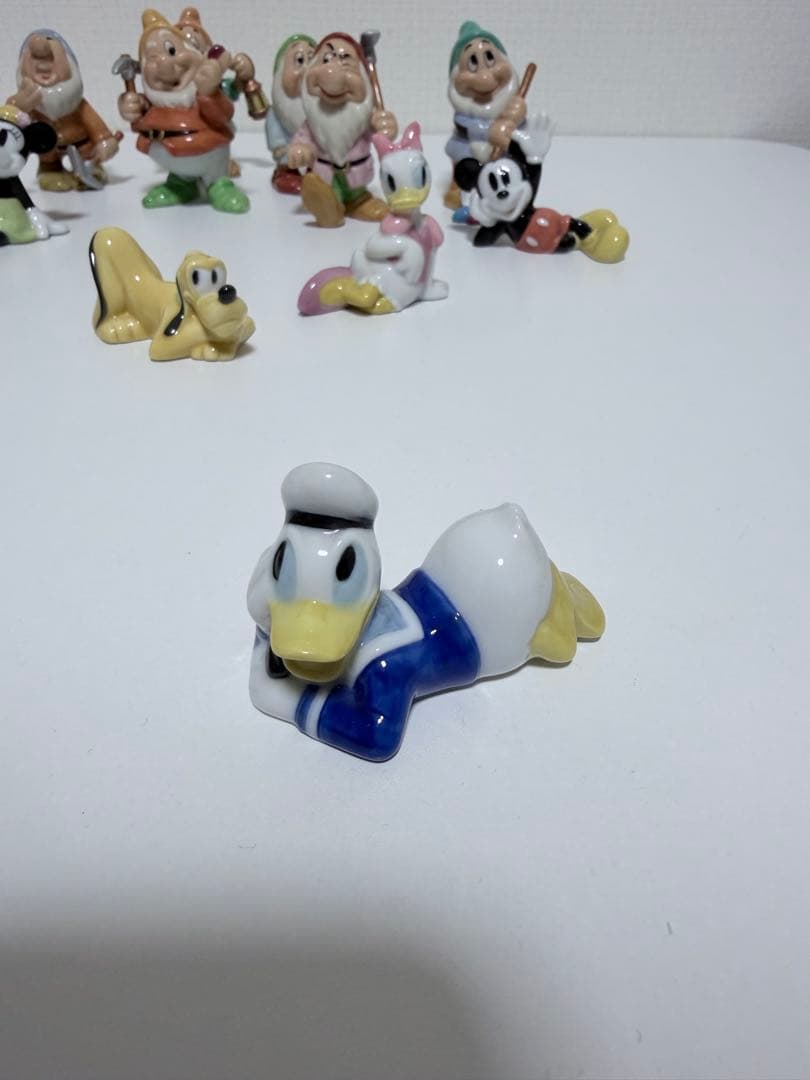 ディズニー 陶器 レトロ レア七人の小人 フィギュア 12体セット