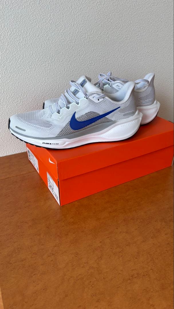 Nike ペガサス41 27.5センチ　ランニングシューズ ホワイト/ブルー