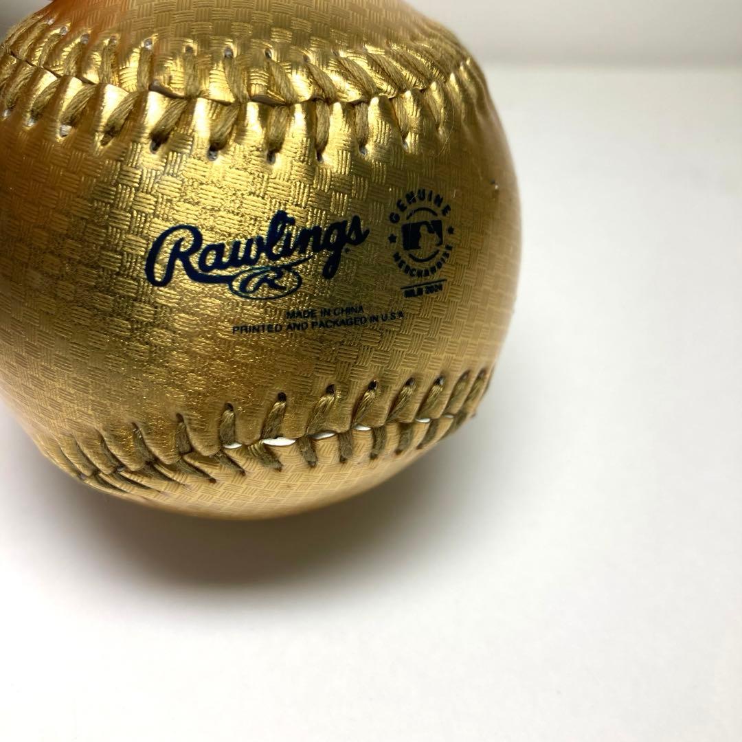 ドジャース 優勝記念ボール 金色 MLB公式グッズ LA限定
