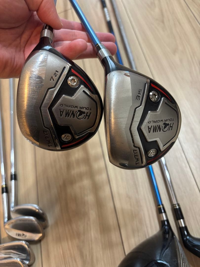 HONMA TOUR WORLD アイアンセット、ドライバー