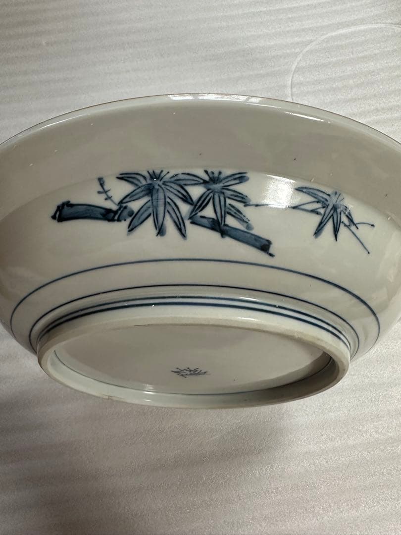九谷焼　万象窯　大鉢　大皿 2点まとめ　染付 茶道具 直径24cm/31cm