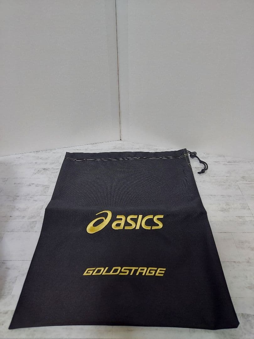 【新品未使用】asics アシックス スパイク 28.5cm ブラック 収納袋付