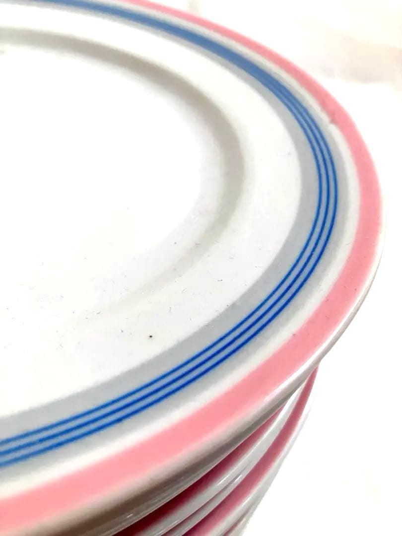 週末お値下げ✅国産洋食器✅丸型プレート/平皿/１７枚セット✨昭和アンティーク