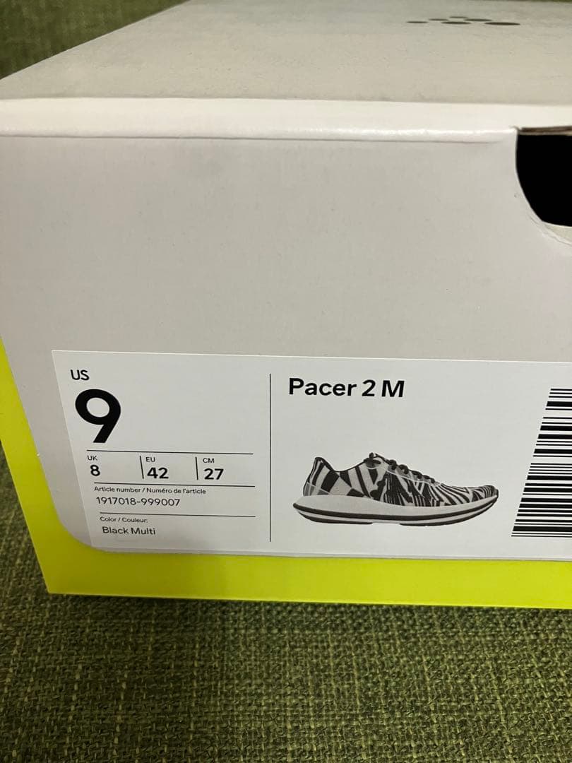 CRAFT Pacer 2 クラフト　ペーサー2 27センチ　未使用　ゼブラ柄