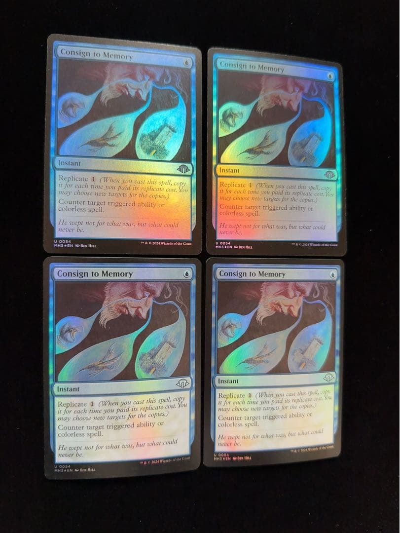 【foil】記憶の放　英語　4枚セット