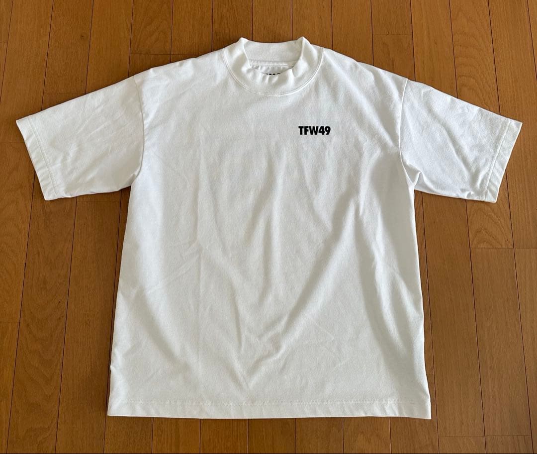 【美品】TFW49 モックネックシャツ　Sサイズ