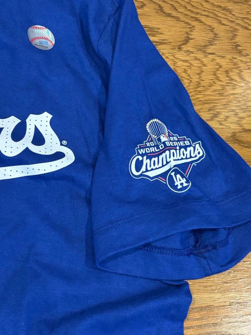 ドジャース 山本由伸 2025ワールドチャンピオンTシャツ USサイズS