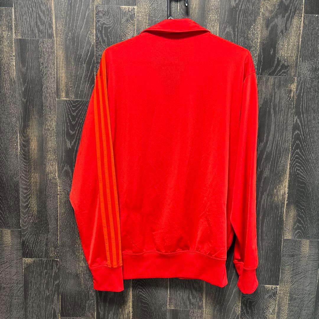adidas ファイバーヤード ジャージジャケット レッド 100