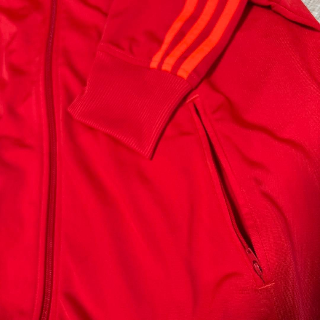 adidas ファイバーヤード ジャージジャケット レッド 100