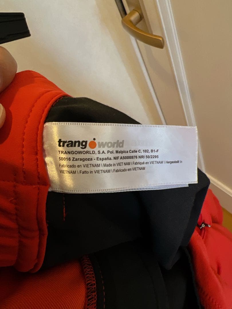 Trangoworld 赤パンツ　ベルト付き
