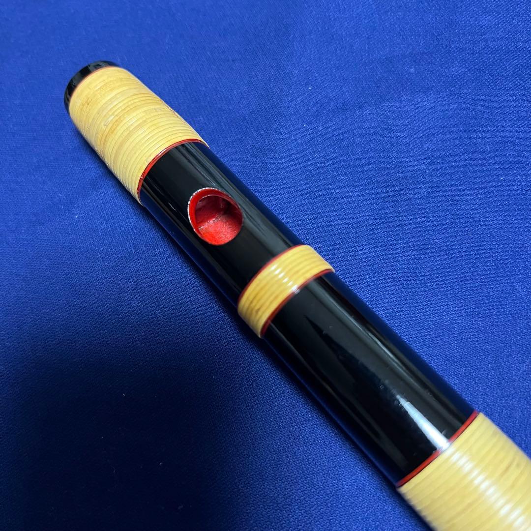 篠笛 獅子田 紫山 5本調子 古典調 籐本重巻