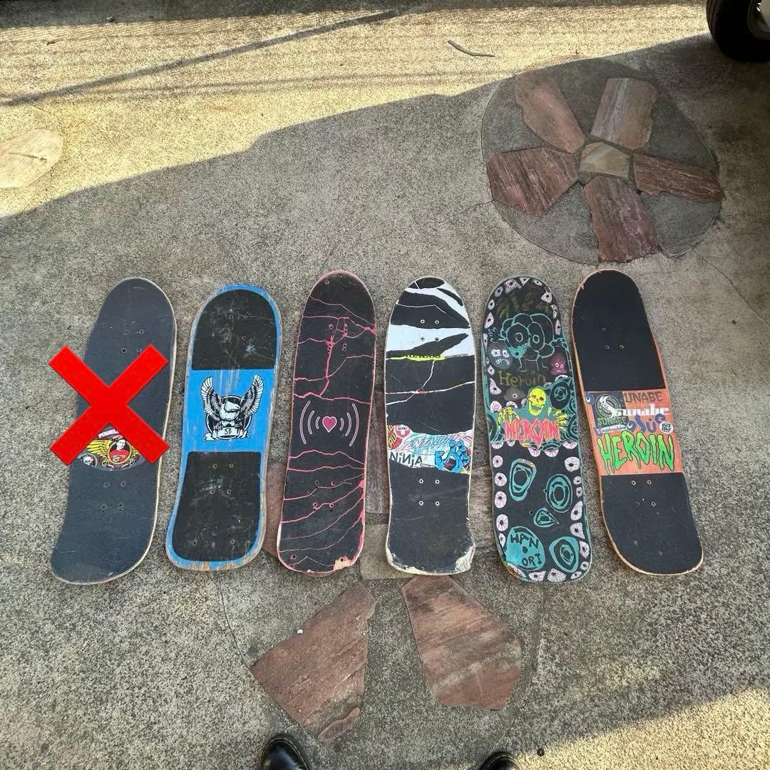 スケートボード デッキ 6枚セット POWELL DOGTOWNオールドスクール
