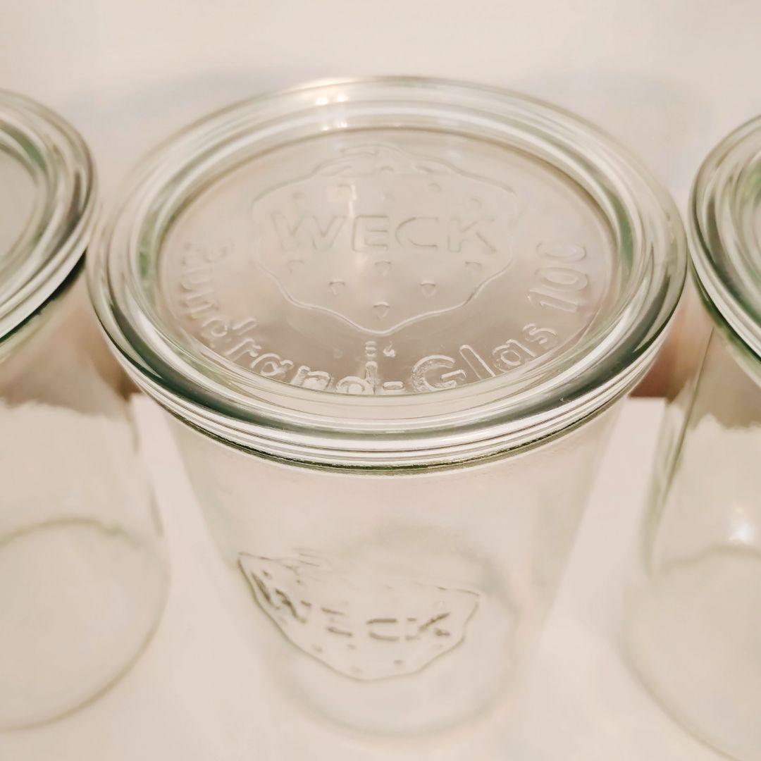 WECK　ウェック　MOLD SHAPE 750ml ＆ 500ml　各3点ずつ