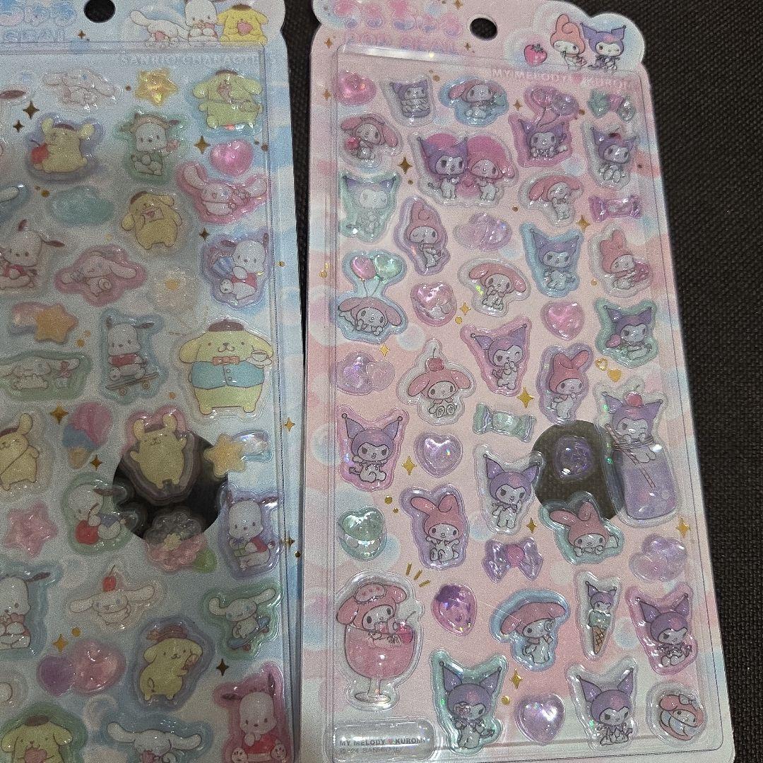 新品☆うるちゅる☆サンリオ☆ポムポムプリン、マイメロ、キティ、シナモン、クロミ